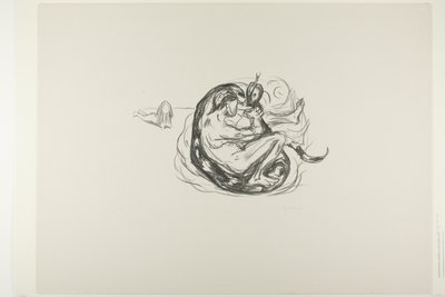 A Kígyót megölték alkotó: Edvard Munch
