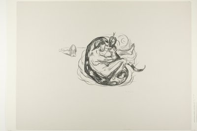 A Kígyót megölték alkotó: Edvard Munch