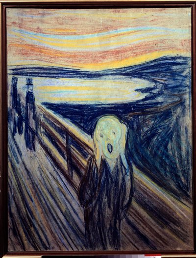 A Sikoly. Edvard Munch festménye alkotó: Edvard Munch