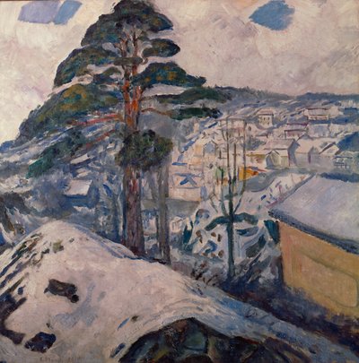 Tél Kragerøben alkotó: Edvard Munch