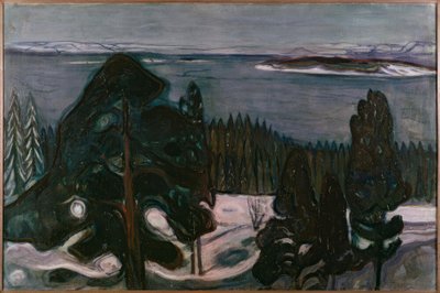 Téli éjszaka alkotó: Edvard Munch