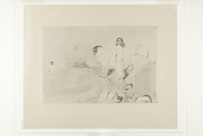 Nők fürdőzése alkotó: Edvard Munch