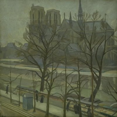 Quai de la Tournelle-ből, Párizsból alkotó: Edvard Weie