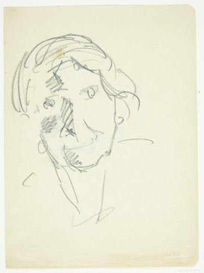 A művész feleségének, Agnes Weie festőnőnek (1878-1964) arcképe alkotó: Edvard Weie