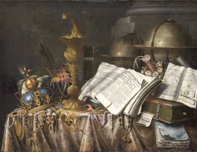 Vanitas csendélet alkotó: Edwaert Collier