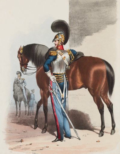 Királyi Lóőrök, tiszt alkotó: Edward (after) Hull