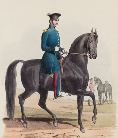 Királyi lóőrök, lovasmester és durva lovasok alkotó: Edward (after) Hull