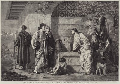 Krisztus Szülei őt keresik alkotó: Edward A. Armitage