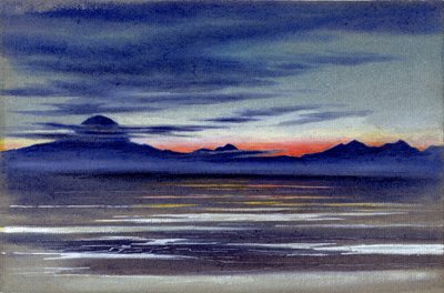 Kilátás a tengerre, 1901-04 (wc papíron) alkotó: Edward Adrian Wilson