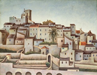 Biot, 1925 körül (olaj, vászon) alkotó: Edward Alexander Wadsworth