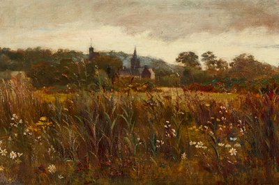 Egy pillantás Kirkcudbrightra (olaj, vászon) alkotó: Edward Atkinson Hornel