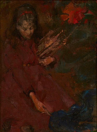 Tűzifa gyűjtése (olaj, vászon) alkotó: Edward Atkinson Hornel