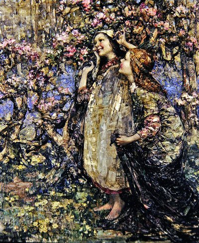 tavaszi idő alkotó: Edward Atkinson Hornel