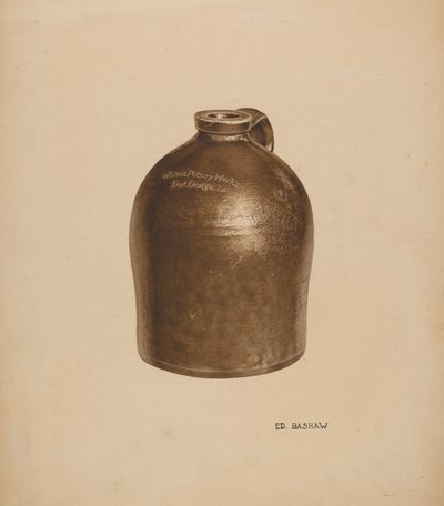 Fazekas tejkancsó alkotó: Edward Bashaw