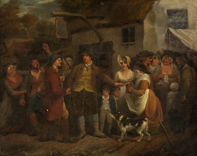 The Ale House Door (olaj, vászon) alkotó: Edward Bird
