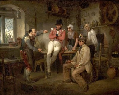 A toborzó, 1806 alkotó: Edward Bird