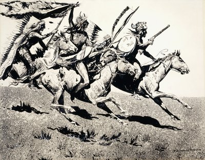 Háborús párt mozgásban alkotó: Edward Borein