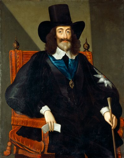 I. Károly portréja a tárgyaláson alkotó: Edward Bower
