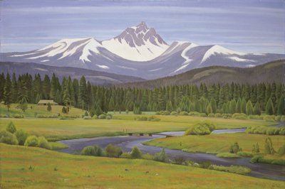 A Cascade-hegységben alkotó: Edward Bruce