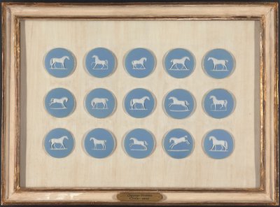 Horse Studies in Relief, George Stubbs nyomán alkotó: Edward Burch