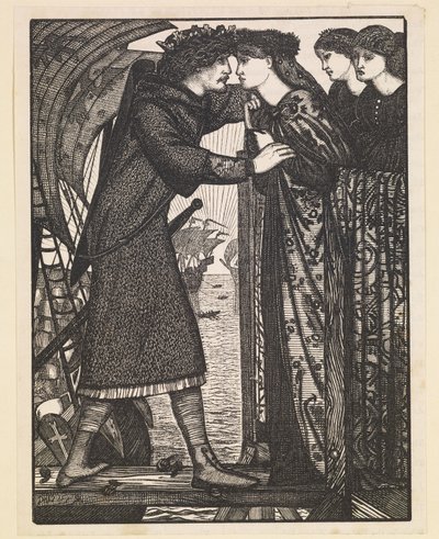 Sigurd, a keresztes lovag király – skandináv saga alkotó: Edward Burne-Jones