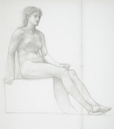 Meztelen nő lába alkotó: Edward Burne-Jones