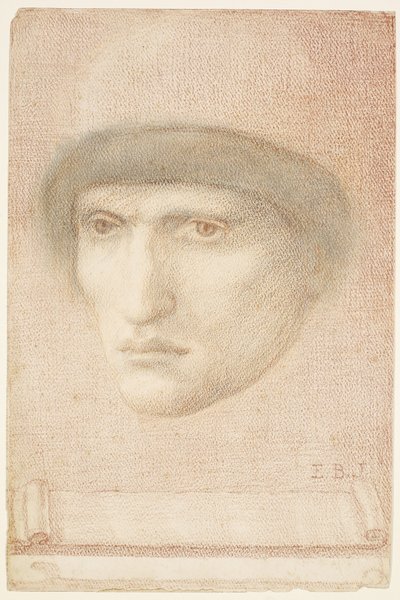 Férfiportré – esetleg Dante vagy a St George Series tanulmánya alkotó: Edward Burne Jones