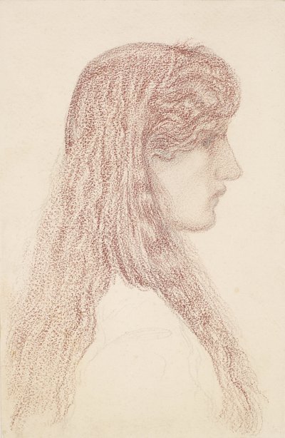 Maria Zambaco - Profiltanulmány alkotó: Edward Burne-Jones