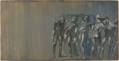 Phineusz és udvaroncai, akik kővé változtak alkotó: Edward Burne-Jones