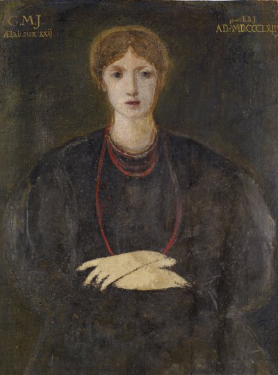 Georgiana Burne-Jones (1840-1920) portréja alkotó: Edward Burne-Jones