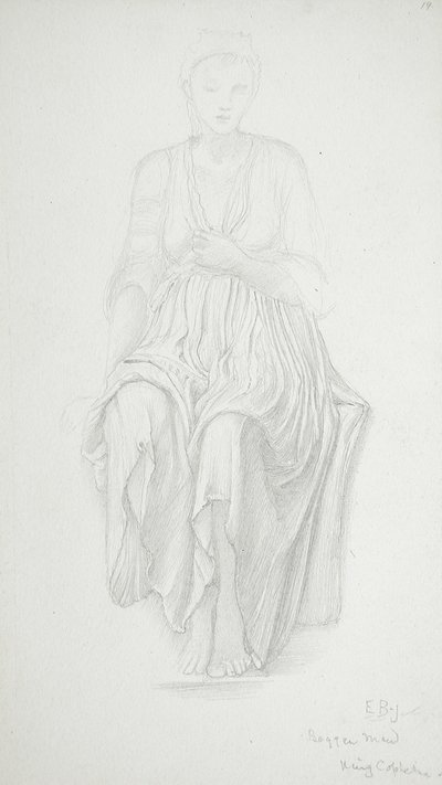 Ülő nő alkotó: Edward Burne-Jones
