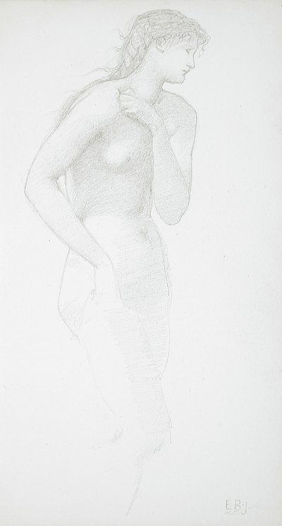 Álló női akt alkotó: Edward Burne-Jones