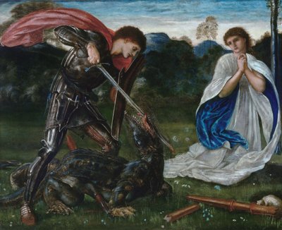 A harc: Szent György megöli a sárkányt VI. alkotó: Edward Burne-Jones