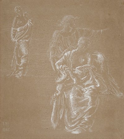 Három alak alkotó: Edward Burne-Jones