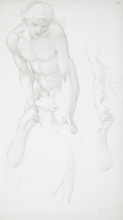 Két férfi akt alkotó: Edward Burne-Jones