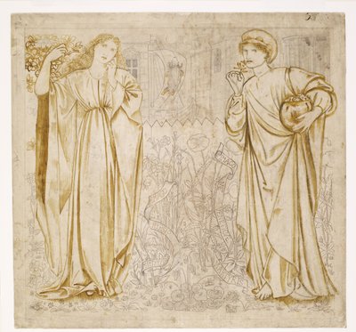 Chaucer „Jó nők legendája” – Hypsiphile és Medea alkotó: Edward Burne Jones