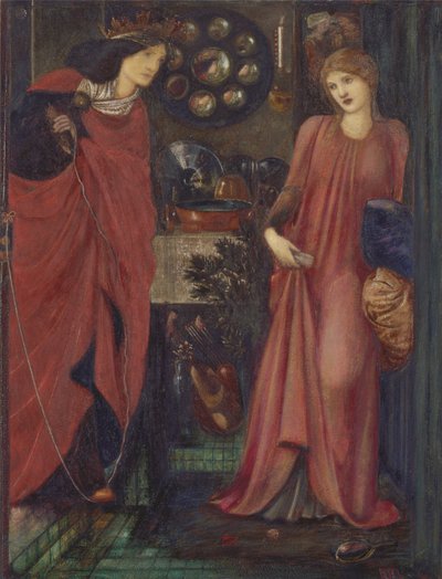 Szép Rosamund és Eleanor királynő alkotó: Edward Burne Jones