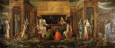 Arthur utolsó álma Avalonban alkotó: Edward Burne Jones