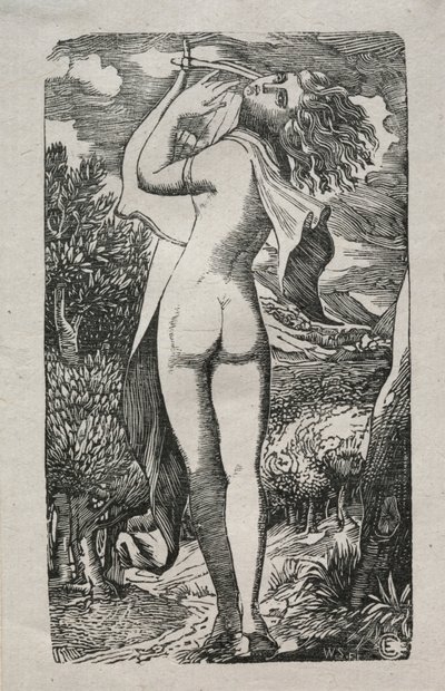 Bacchante vagy The Player on The Lyre alkotó: Edward Calvert