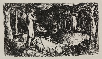Ideális lelkipásztori élet, 1829. alkotó: Edward Calvert