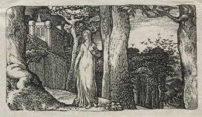 The Lady and the Rooks, 1829. alkotó: Edward Calvert