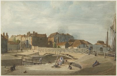 Bathurst-medence (ceruza és akvarell papíron) alkotó: Edward Cashin