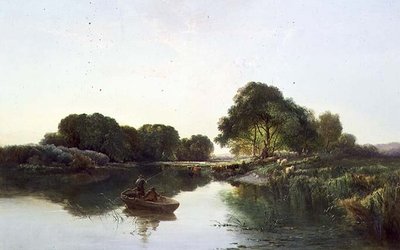Erdős folyó táj alkotó: Edward Charles Williams