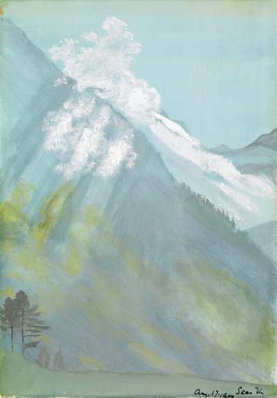Saas-Fee, Svájc alkotó: Edward Clifford