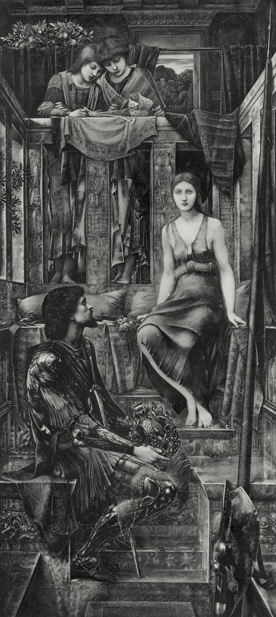 Cophetua király és a kolduslány alkotó: Edward Coley (after) Burne Jones