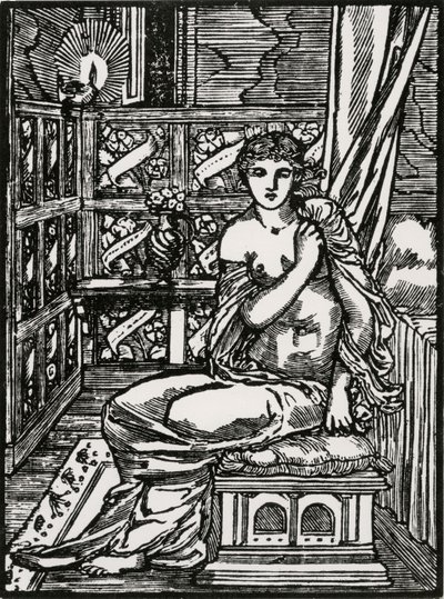 Psyche Várja Ámort alkotó: Edward Coley (after) Burne Jones