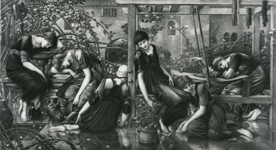 The Garden Court, a Briar Rose sorozatból alkotó: Edward Coley (after) Burne Jones