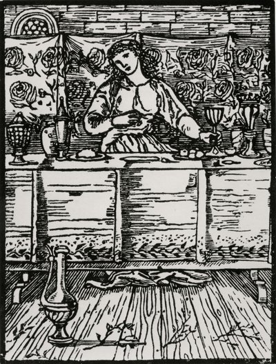 A Dal, miközben eszik alkotó: Edward Coley (after) Burne Jones