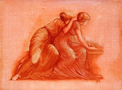 Figurák az erkélyen alkotó: Edward Coley Burne Jones