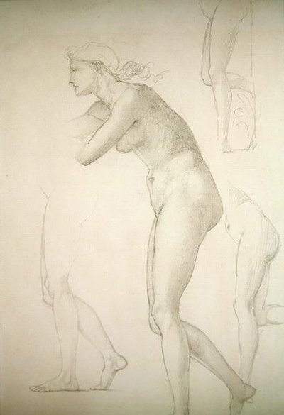 Galatea (ceruza, papír) alkotó: Edward Coley Burne Jones